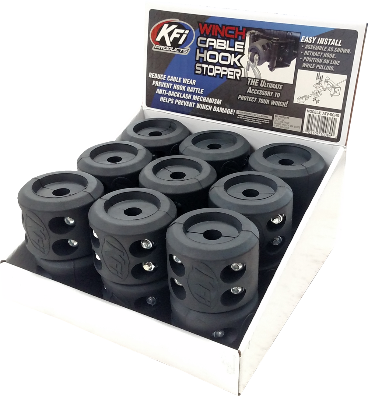 KFI PRODUCTS Winch Cable Stopper