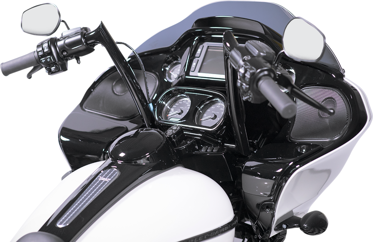 Fat Baggers Inc. 1 1/4" EZ Install Pointed Top Handlebar For Harley Road Glide 2015-2024