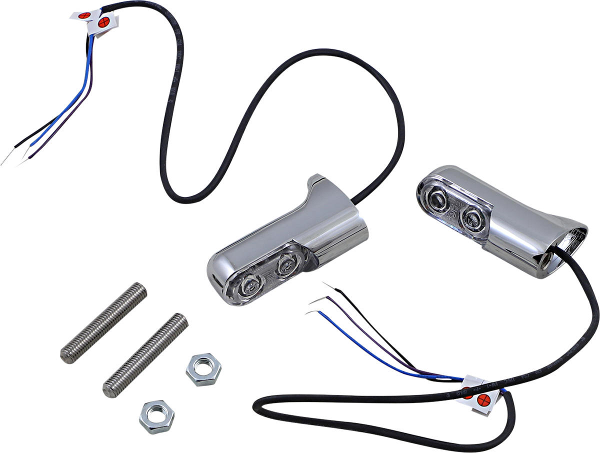 Arlen Ness LED Compact Rear Turn Signals For Harley 2000-2022