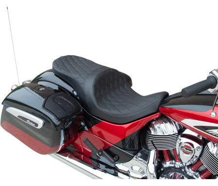LOW-PROFILE TOURING SEATS WITH FORWARD POSITIONING-