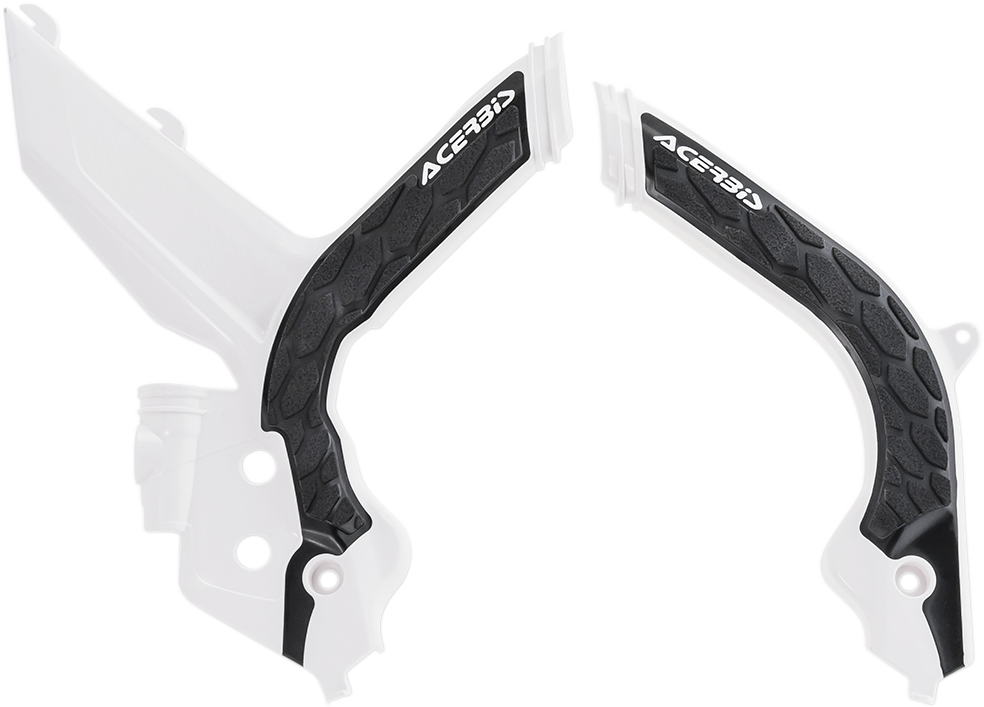 Acerbis X-Grip Frame Guards - White/Black - KTM