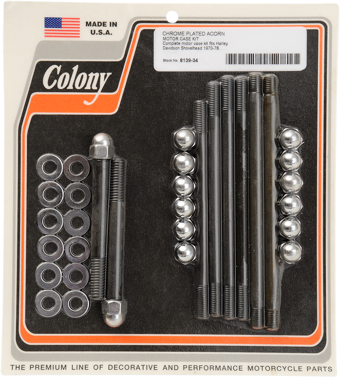 COLONY Motor Case Acorn Stud Kit
