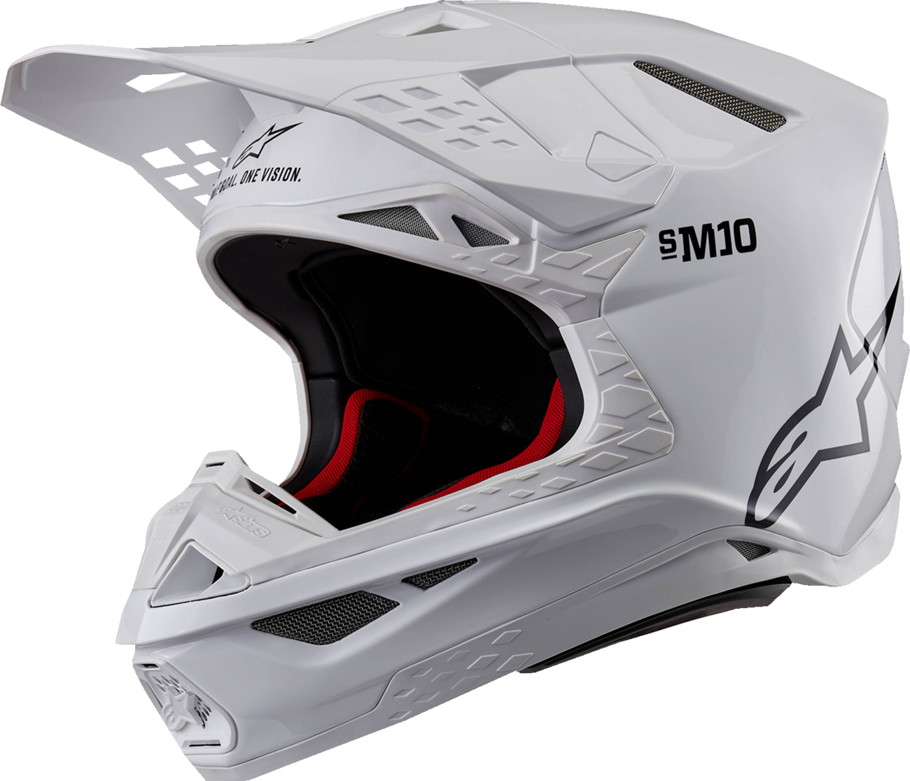 ALPINESTARS (8300323-2180-XL) Supertech M10 Solid MIPS(r) Helmet | Supertech M10 Helmet - Solid - MIPS(r) - Gloss White - XL