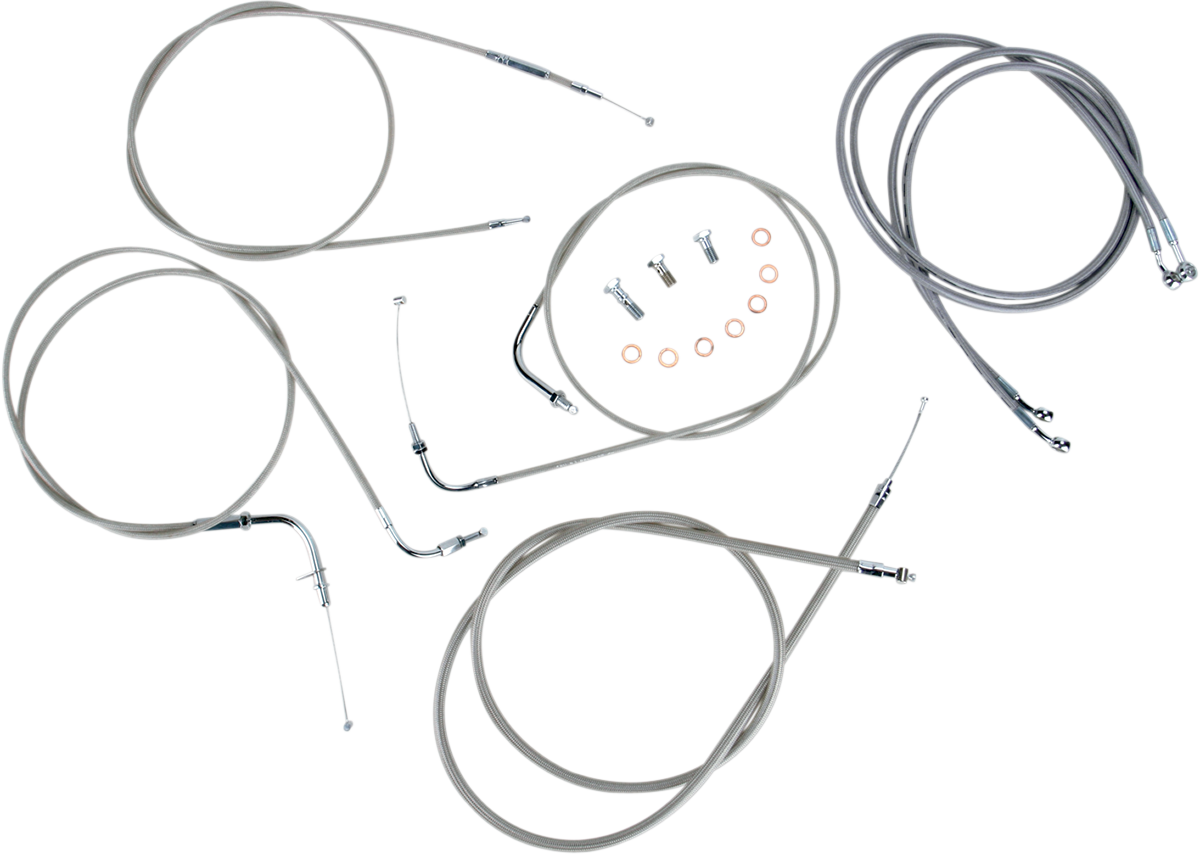 Stainless Handlebar Cable/Line Kit