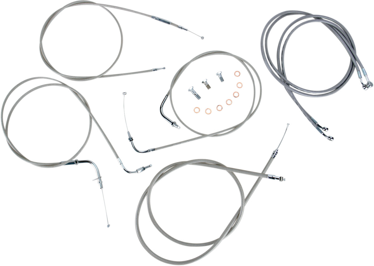 Stainless Handlebar Cable/Line Kit
