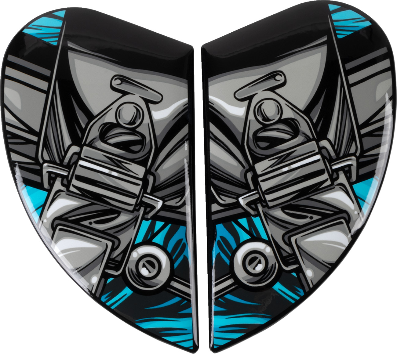 ICON Airframe Pro™ Helmet Side Plates — Outbreak