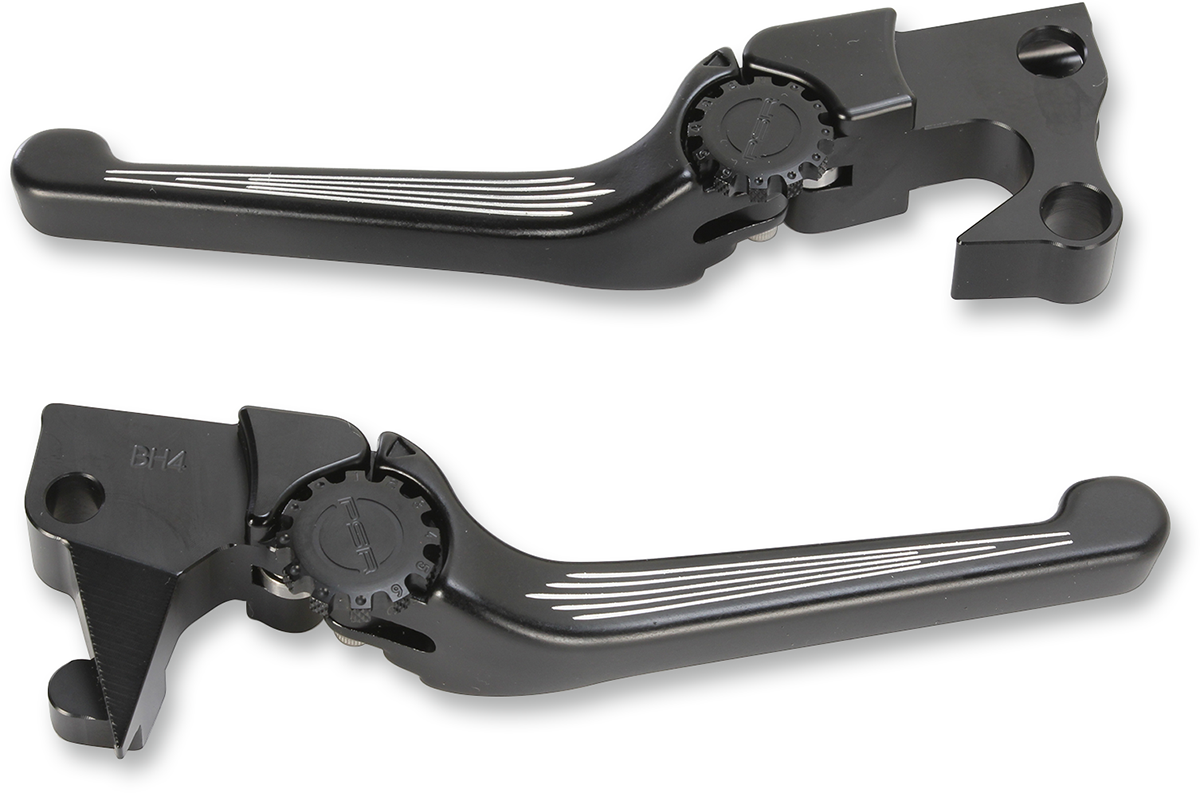 PSR Adjustable Black Clutch Brake Lever Set 04-13 Harley Davidson Sportster XL