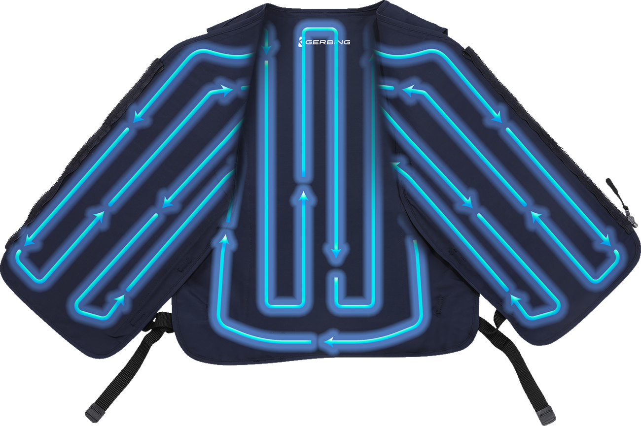 Gerbing heated clothing 5V Touch Button Circulatory Cooling Vest