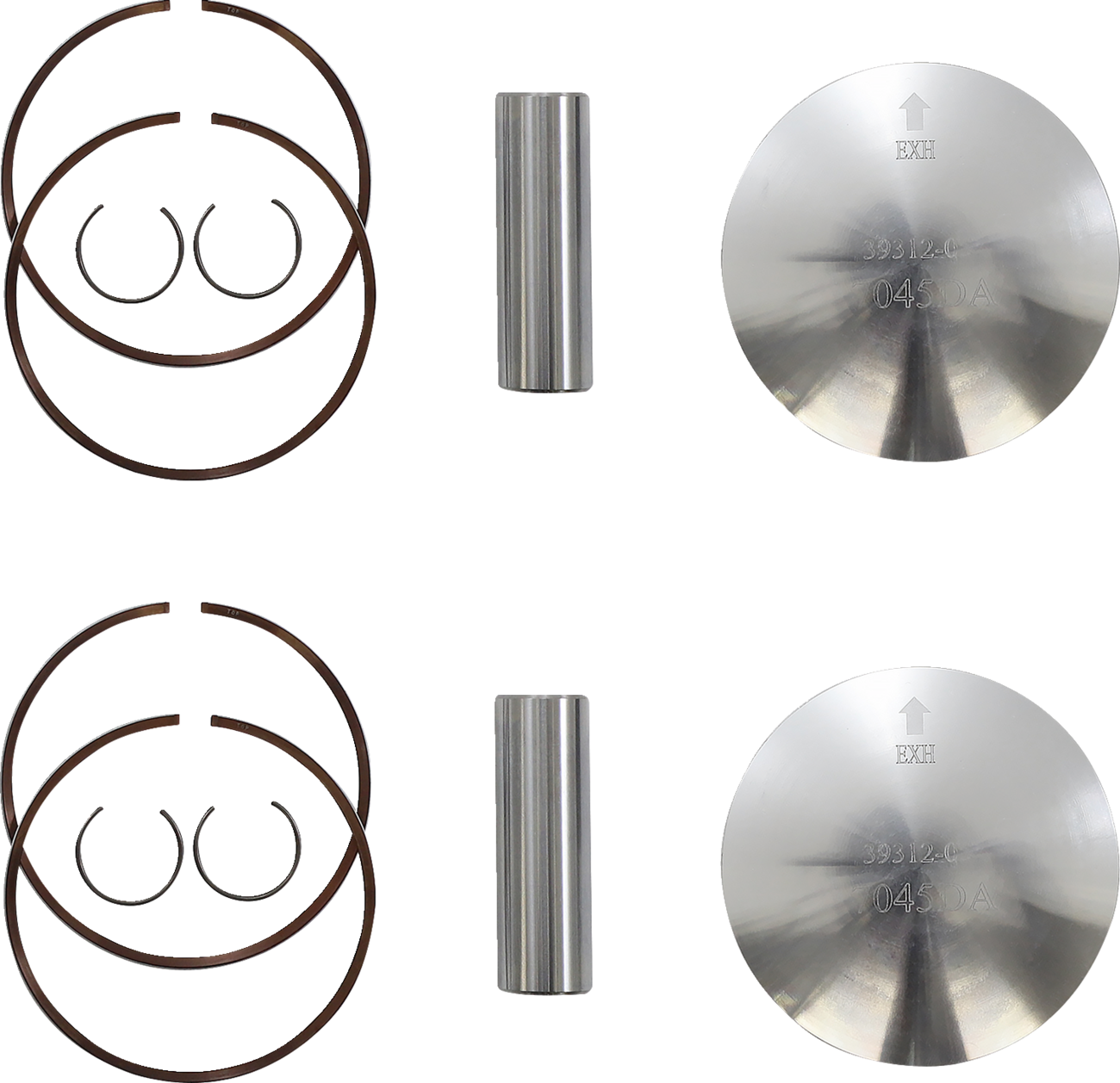 WOSSNER Piston Kit for 2 Stroke