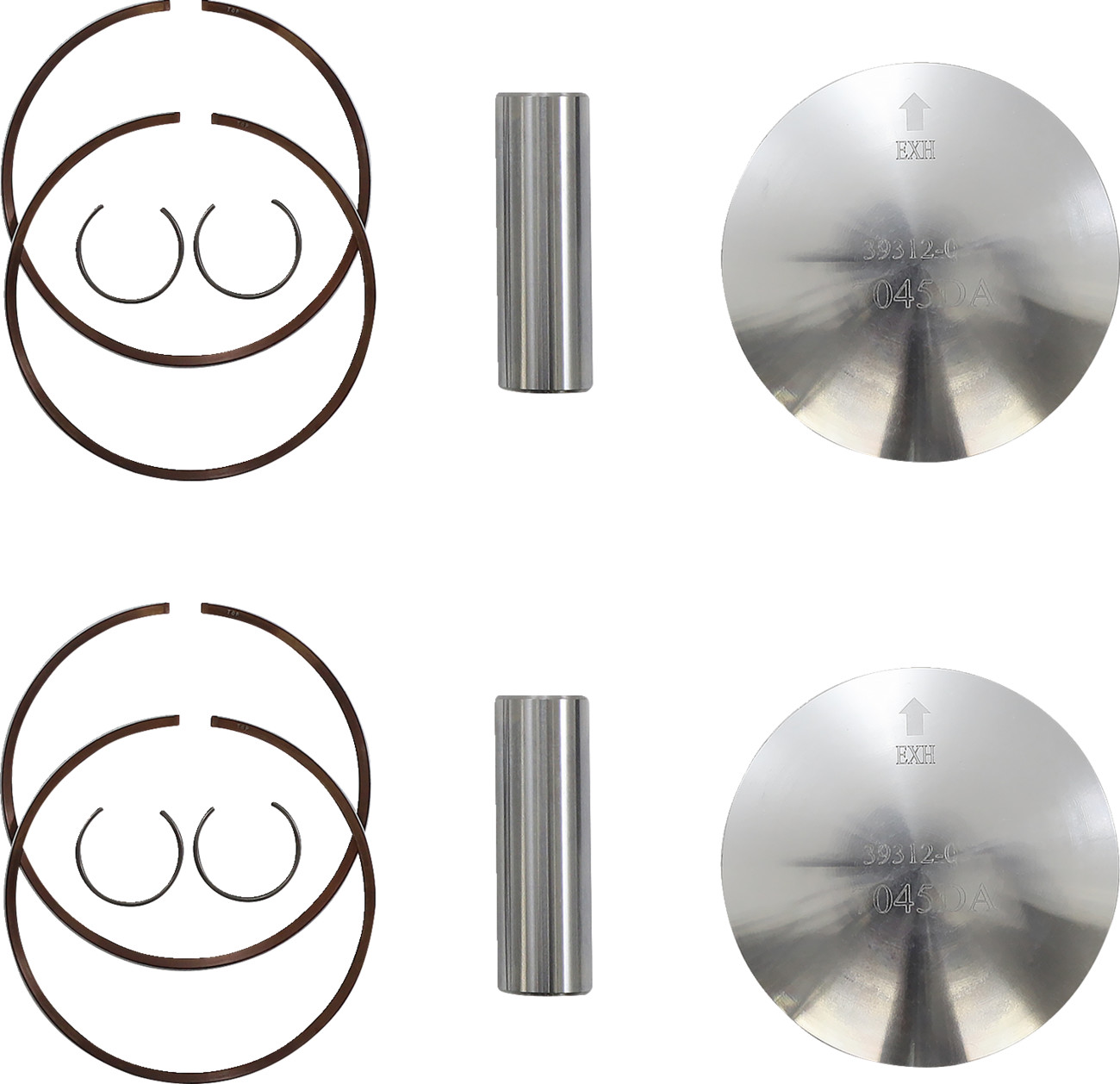 WOSSNER Piston Kit for 2 Stroke