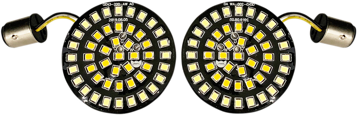 Drag Specialties Front Dual Ring Turn Signal Inserts