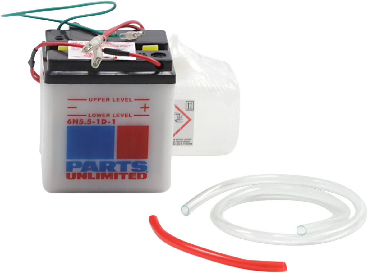 Parts unlimited Battery - 6N5.5-1D-1 1973-1973 Honda CL70K Scrambler / 1969-1972 Honda CL70 Scrambler