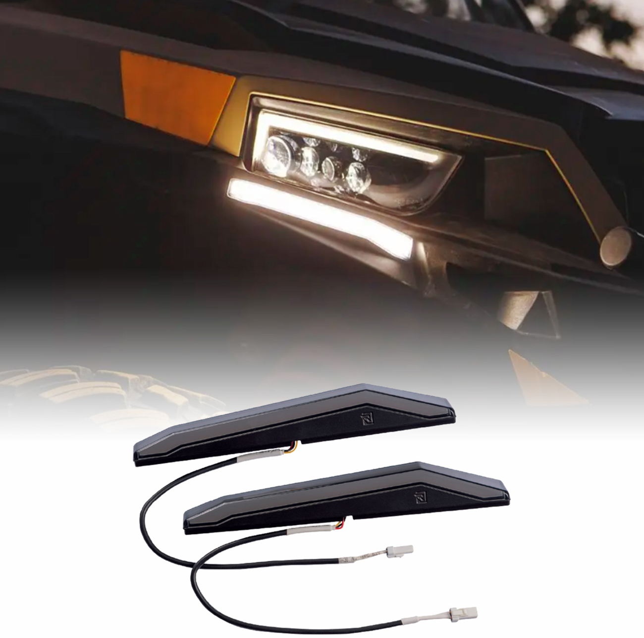 Ravek Apex Lights™ - Running - White - Ranger Polaris