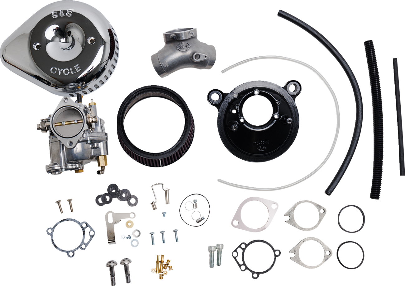 S&s cycle Super G Carburetor with Stealth Air Cleaner Kit Harley Davidson