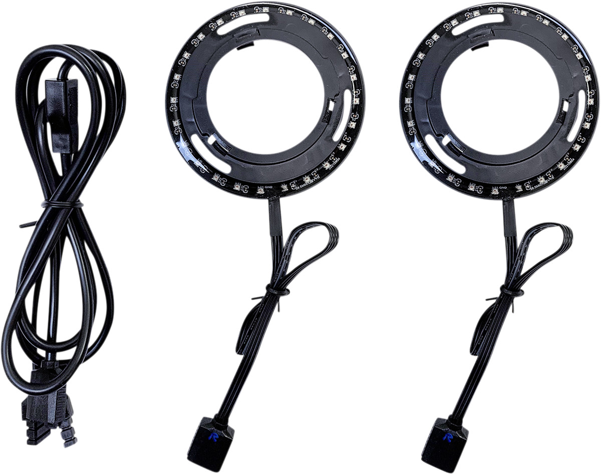 Custom Dynamics ProGlow LED Speaker Lights For Harley Touring 2014-2021