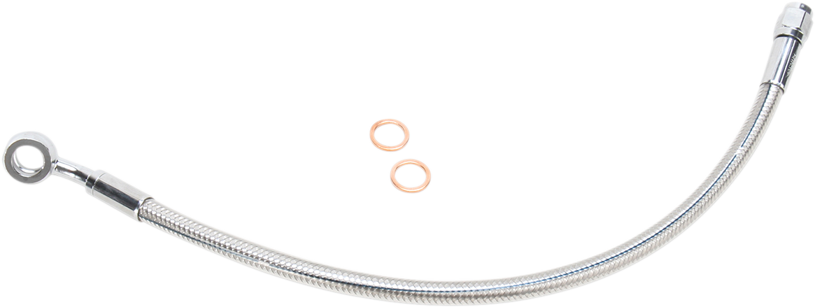 Alternate Length Designer Series Braided Non-ABS Front Upper Brake Line Kit