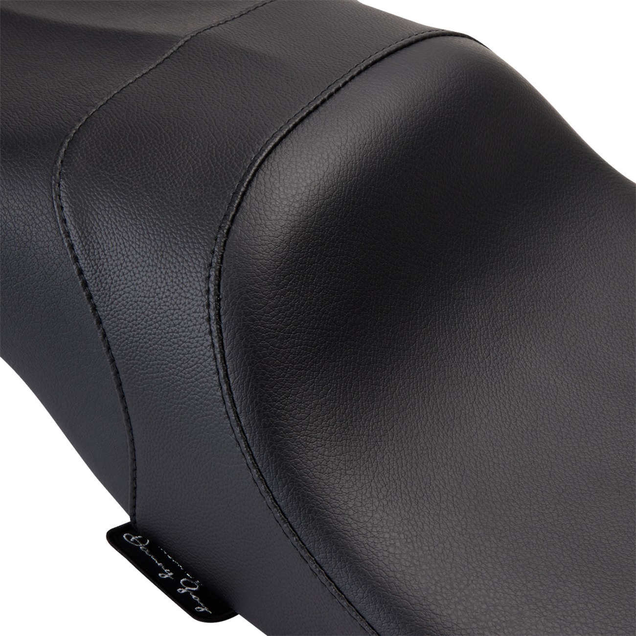 Danny gray Weekday™ 2-Up Seat - Smooth - Black - FL '99-'07 Harley Davidson