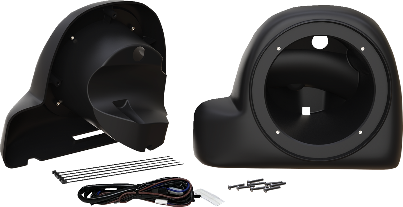 Wild Boar By Hogtunes 6 1/2” Lower Fairing Speaker Adapters For Harley Touring 2014-2025