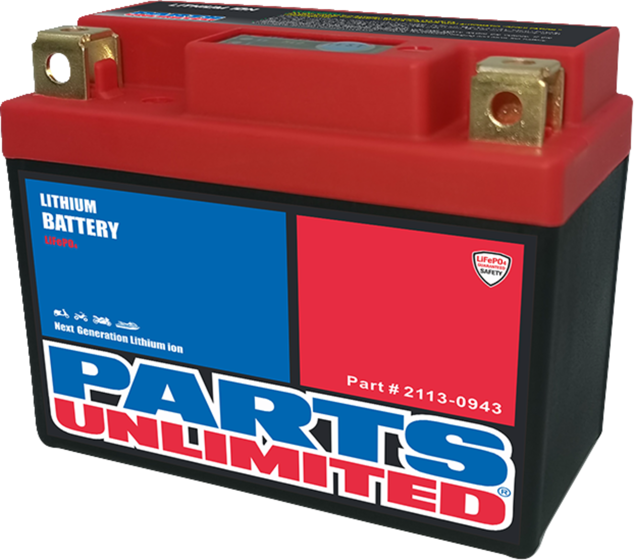 PARTS UNLIMITED Lithium LiFePO4 Battery