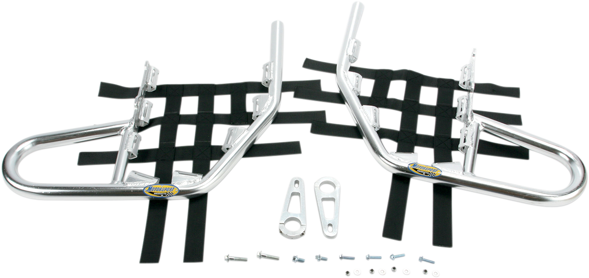 Motorsport products Nerf Bars - Banshee 350 - Silver 1987-2006 Yamaha YFZ350 Banshee
