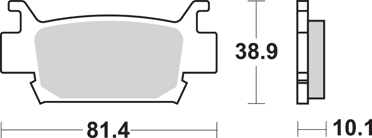 SBS SI Offroad Sintered Brake Pads