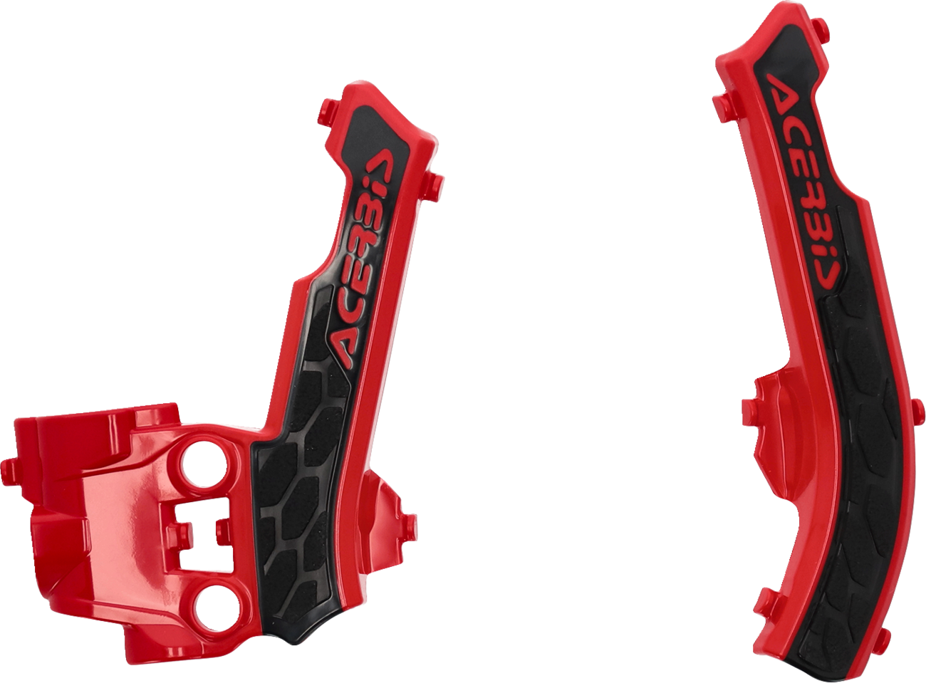 Acerbis X-Grip Frame Guards - Red/Black - Gas Gas | Husqvarna | KTM