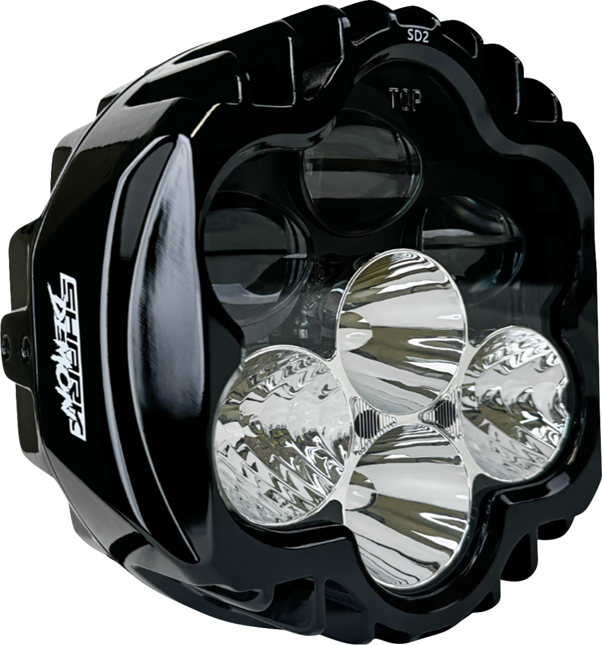 CUSTOM DYNAMICS Shark Demon® Performance LED Pedestal Mount Headlight