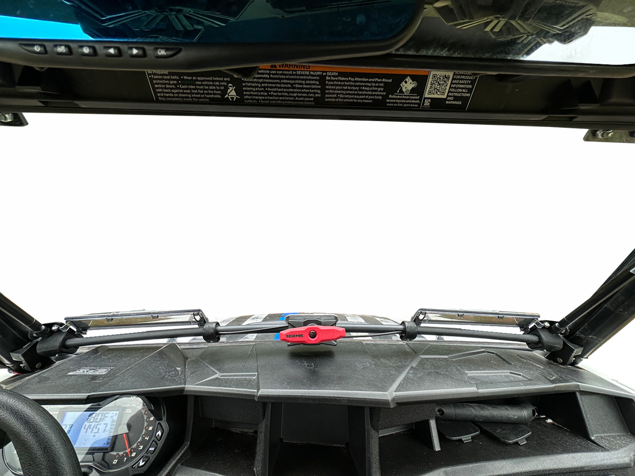 SEIZMIK Flip-Up Windshield with Vents