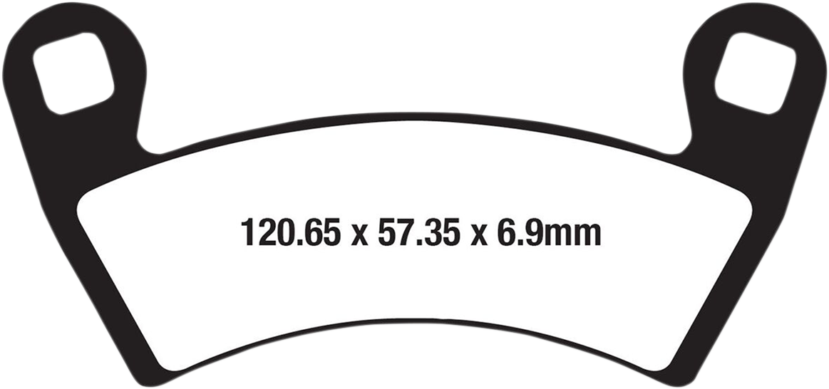 EBC Long-Life Sintered "R" Brake Pads