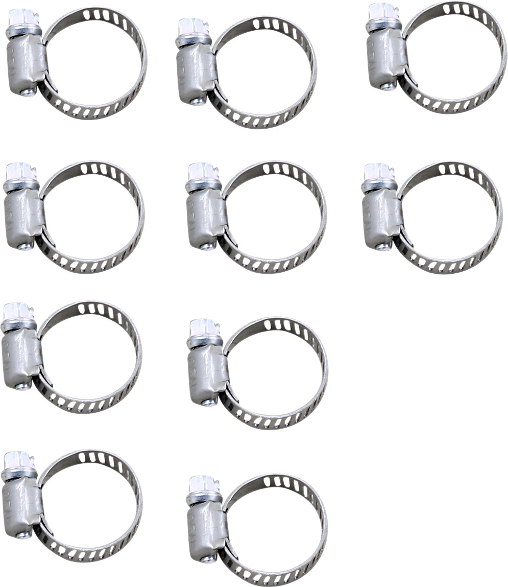 Drag specialties Mini Clamp - Stainless Steel - 10-Pack