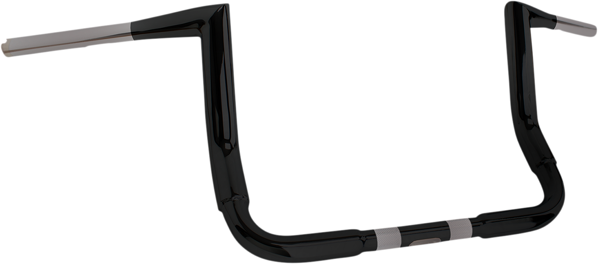 Khrome werks Buck-50 Handlebar - FLH - 10" - Black Harley Davidson