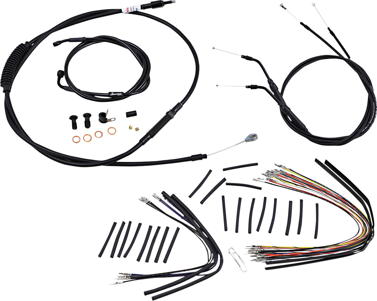 Burly Handlebar Cable Installation Kit For Harley Dyna Wide Glide 2007-2008, 2010-2011