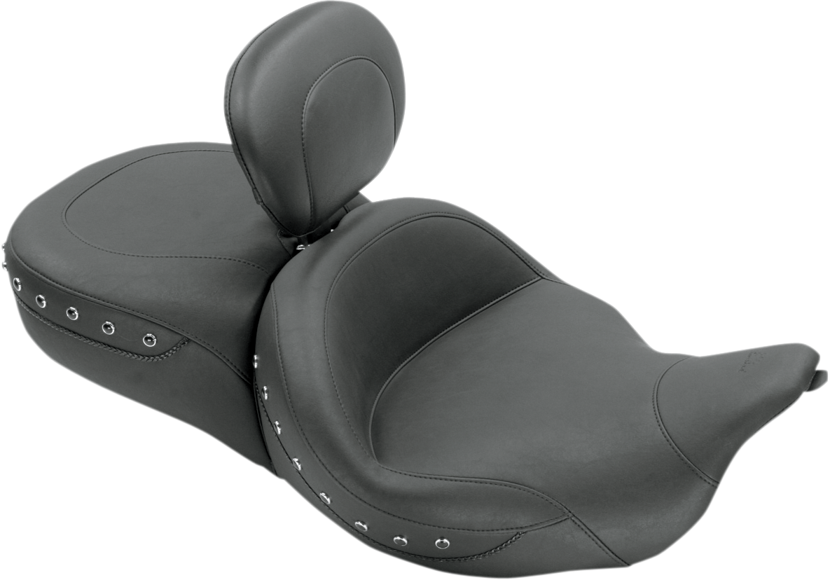 MUSTANG Super Touring 2-Up Seat with Driver Backrest Option