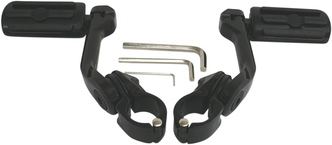 Rivco Highway Pegs with 1-1/4” Mount Set For Harley Touring 1995-2026