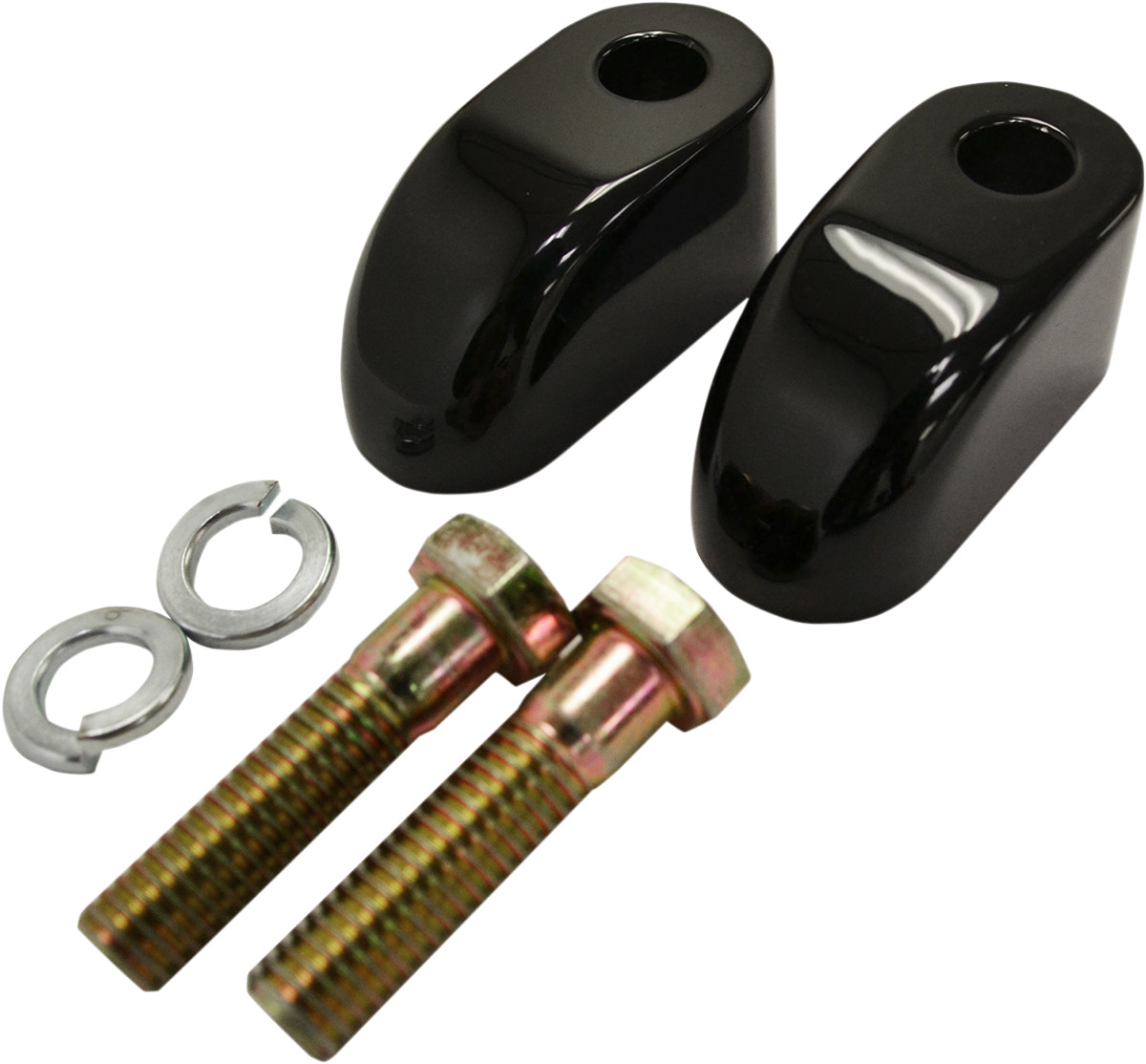 La choppers Handlebar Riser Pullback Extension Kit - 1" - Black