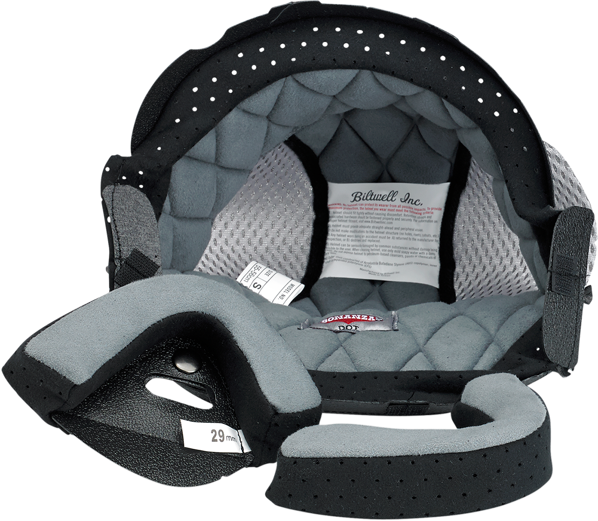 Biltwell Bonanza Helmet Liner & Cheek Pads
