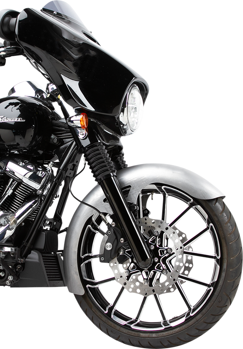 Arlen Ness 06-736 Rapper 21 In Steel Front Fender Harley Electra Glide