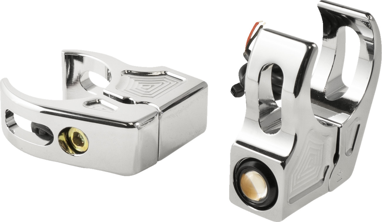 Joker Machine Rat Eye Fork Mount LED Turn Signals