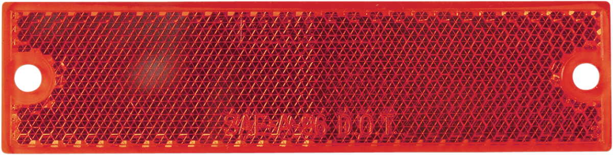 Optronics inc. Replacement Rectangular Reflector - Red