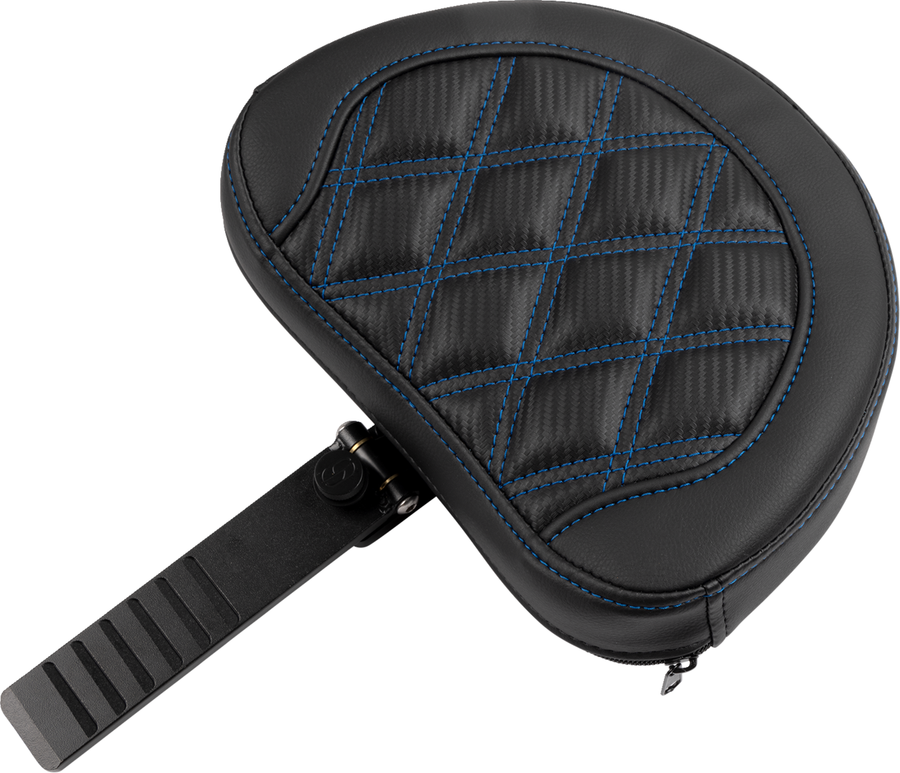 Saddlemen Roadsofa Extended Reach Seat Backrest Blue Stitch FLHX FLTR 23-24