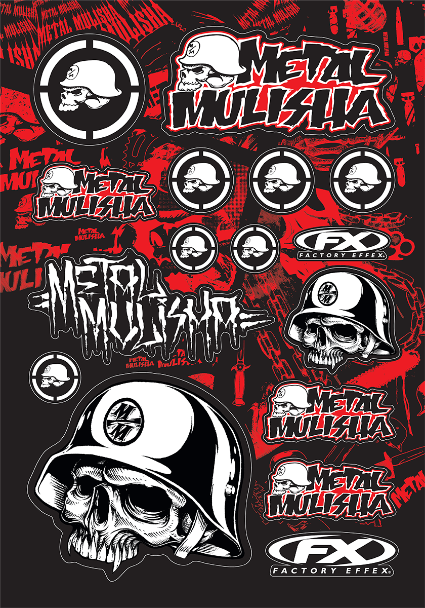 FACTORY EFFEX Sponsor Sticker Kit