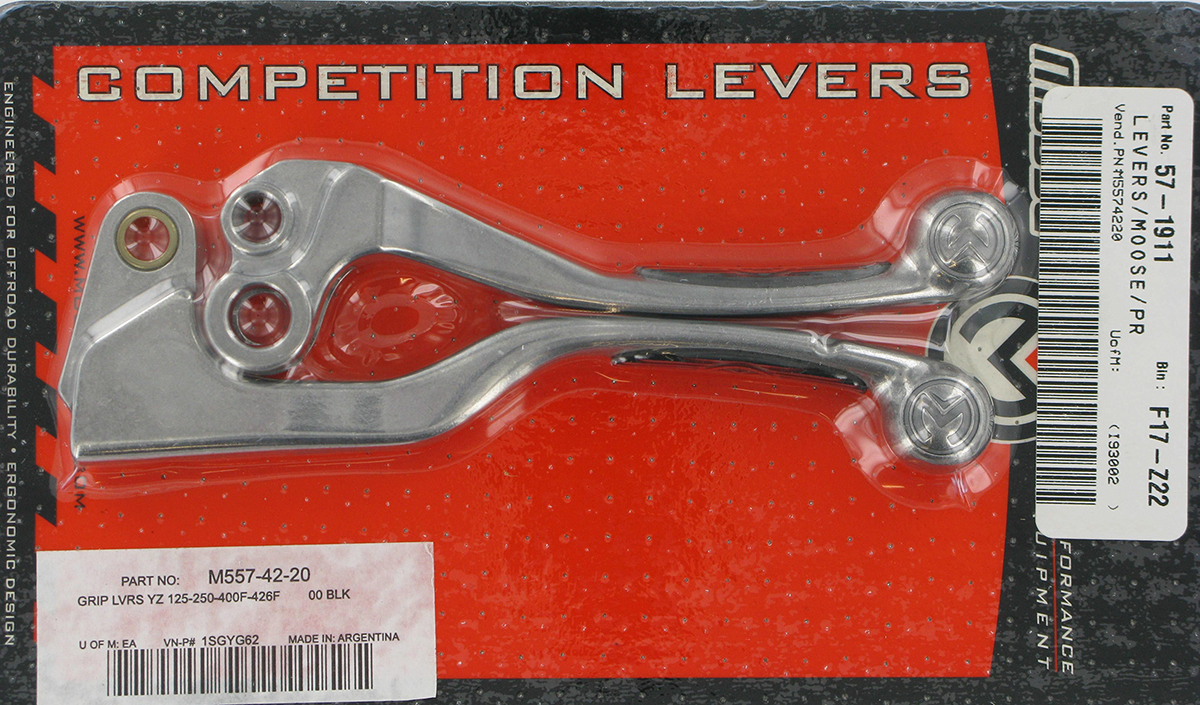 Moose Racing Competition Lever Set