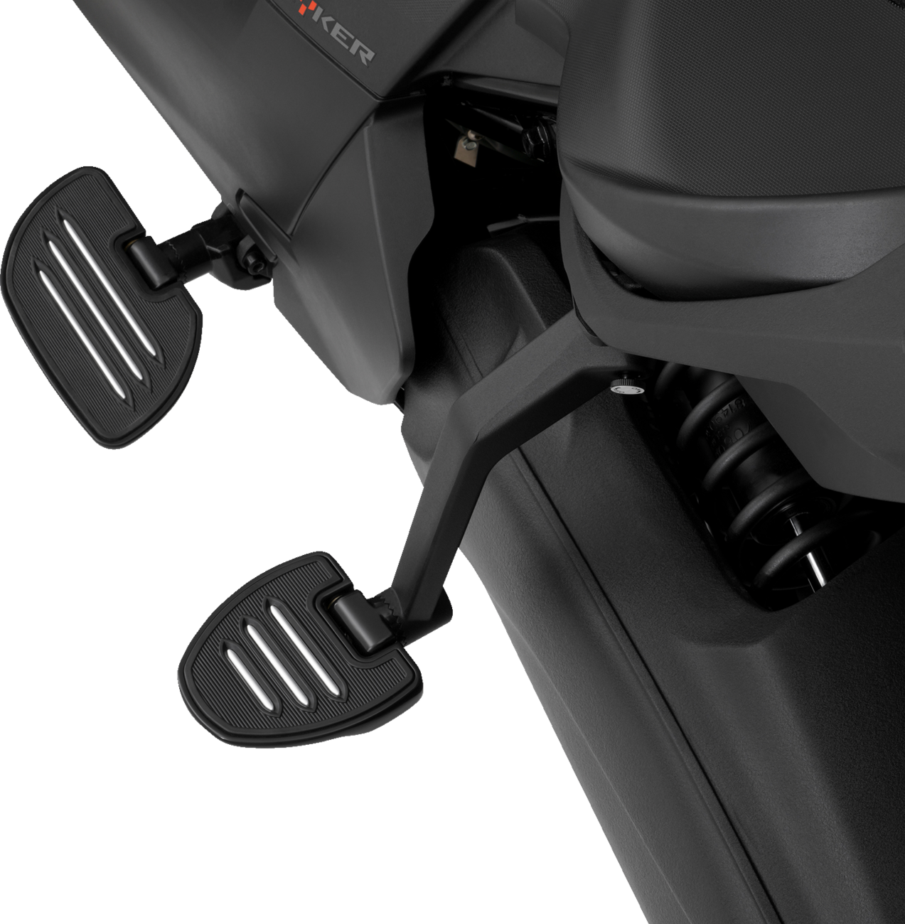 Show chrome Adjustable Passenger Boards - Black - Ryker Can-Am