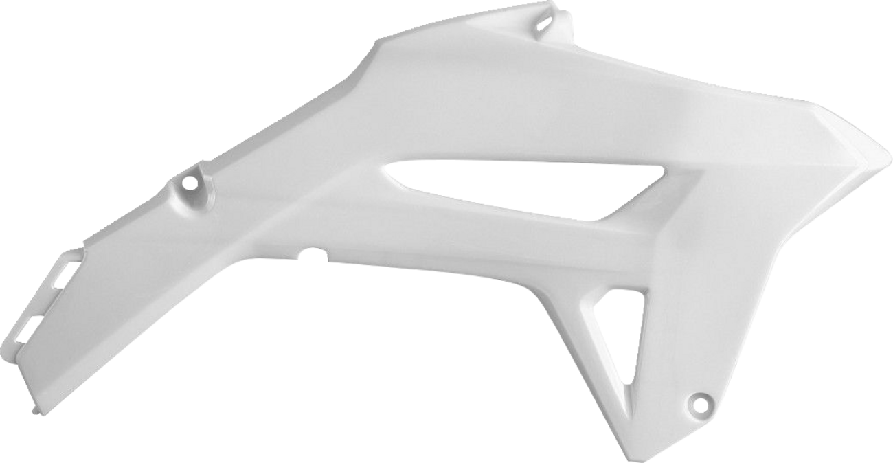 Polisport Radiator Cover - White - CRF 250R/450R 2022-2024 Honda CRF250R / 2021-2024 Honda CRF450R