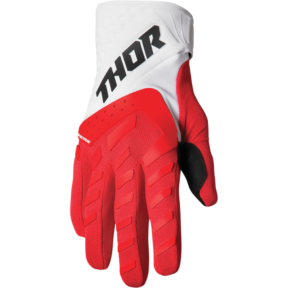 Thor Spectrum Gloves - Red/White | XS