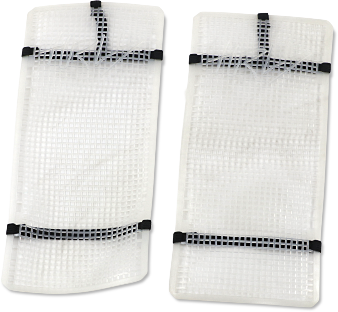 Moose offroad Mud Radiator Cover - White - Husqvarna