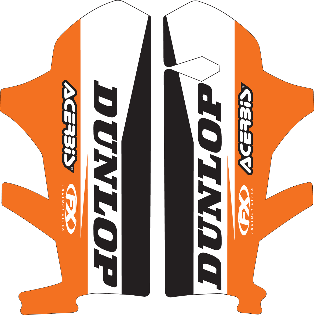 Factory effex Lower Fork Guard Graphics KTM