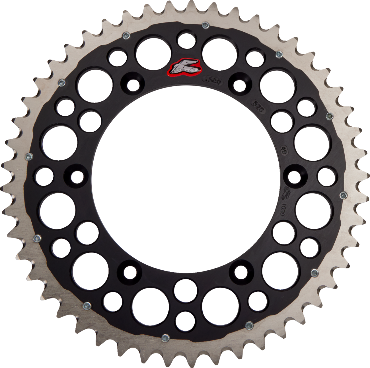 Renthal Twinring™ Rear Sprocket - 49 Tooth - Black - Yamaha 49T