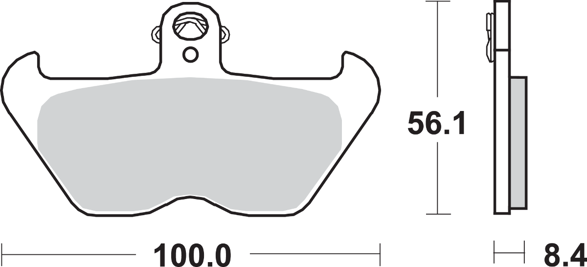 HS Street Excel Sintered Front Brake Pads