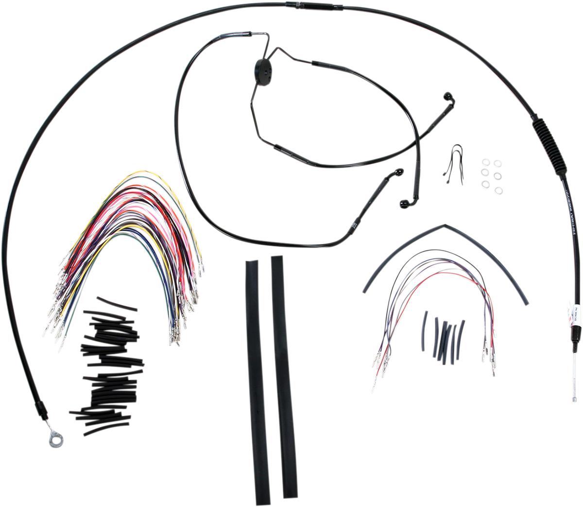 Burly Handlebar Cable Installation Kit For Harley w/ ABS